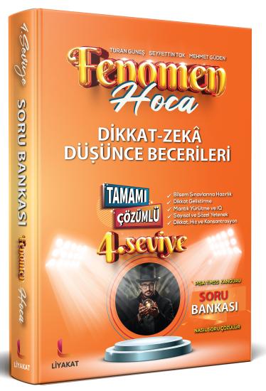 4.Seviye Dikkat Zeka ve Düşünce Becerileri Bilsem Hazırlık Kitabı-Soru Bankası-Fenomen Hoca - 2025 Özel Hazırlık